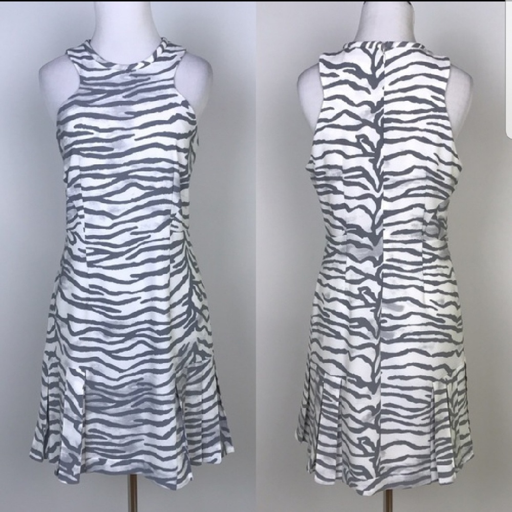 NWOT Grey/white dress